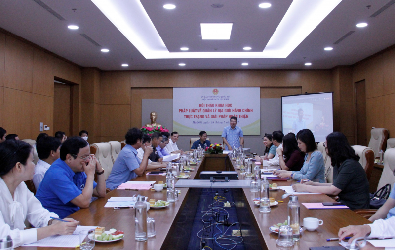 Xem xét ban hành Luật địa giới hành chính