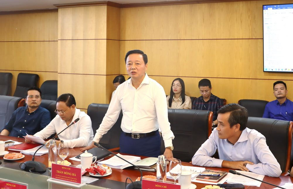 Bộ TN&MT làm việc với Bộ Tài chính về hoàn thiện Dự án Luật Đất đai (sửa đổi)