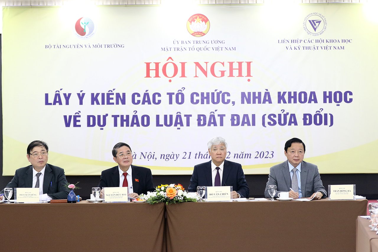 Phó Thủ tướng Trần Hồng Hà: Xây dựng Luật Đất đai (sửa đổi) để mọi người dân đều hiểu và thực hiện