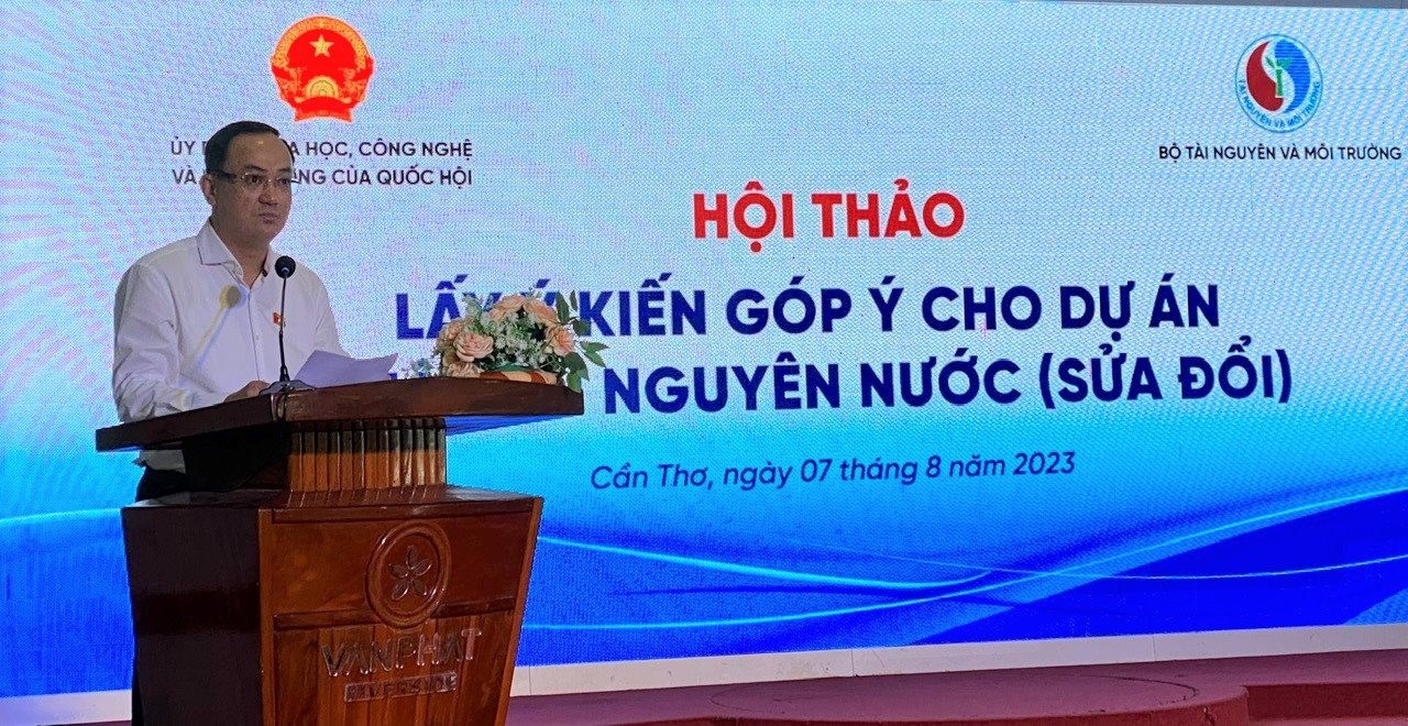 Lấy ý kiến góp ý Dự án Luật Tài nguyên nước (sửa đổi) tại khu vực phía Nam