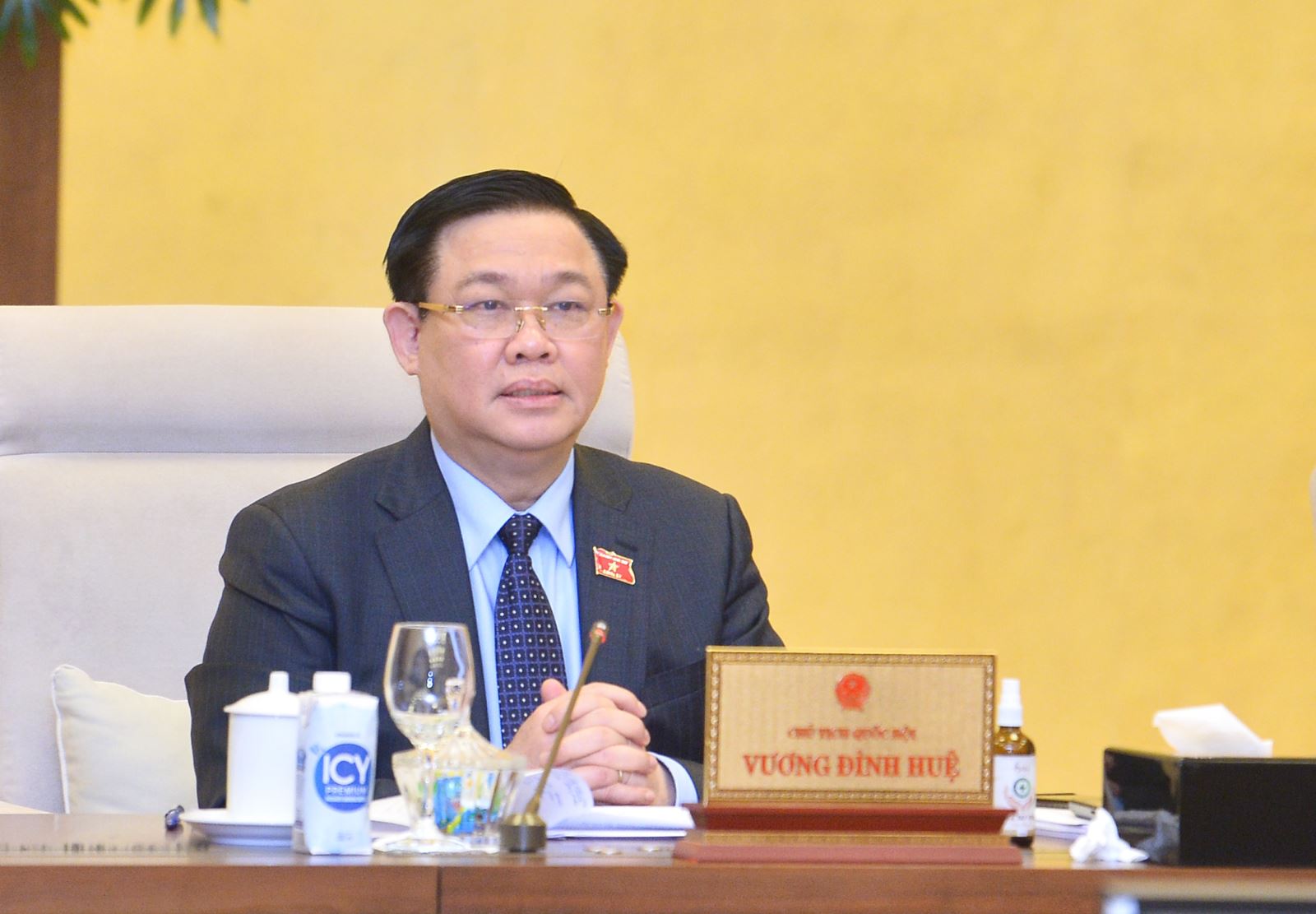 CHỦ TỊCH QUỐC HỘI VƯƠNG ĐÌNH HUỆ: NGƯỜI DÂN TRÔNG ĐỢI VÀO KẾT QUẢ GIÁM SÁT CỦA QUỐC HỘI