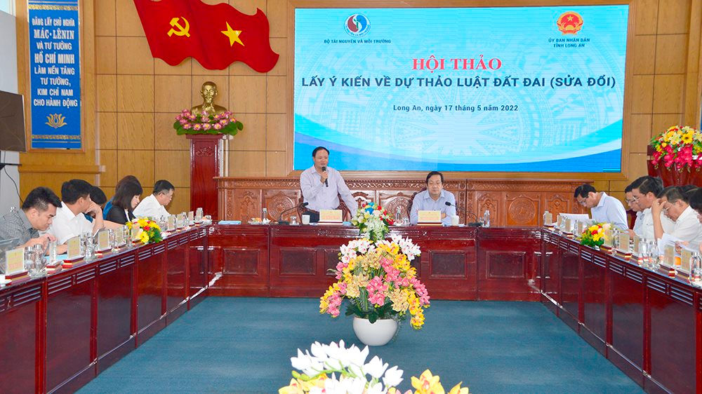 Bộ TN&MT lấy ý kiến 10 tỉnh, thành phía Nam về dự thảo Luật Đất đai (sửa đổi)