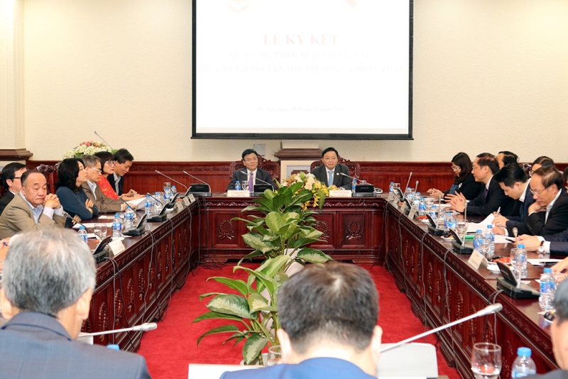 Bộ TN&MT và Bộ Tư pháp ban hành kế hoạch phối hợp thực hiện công tác năm 2022