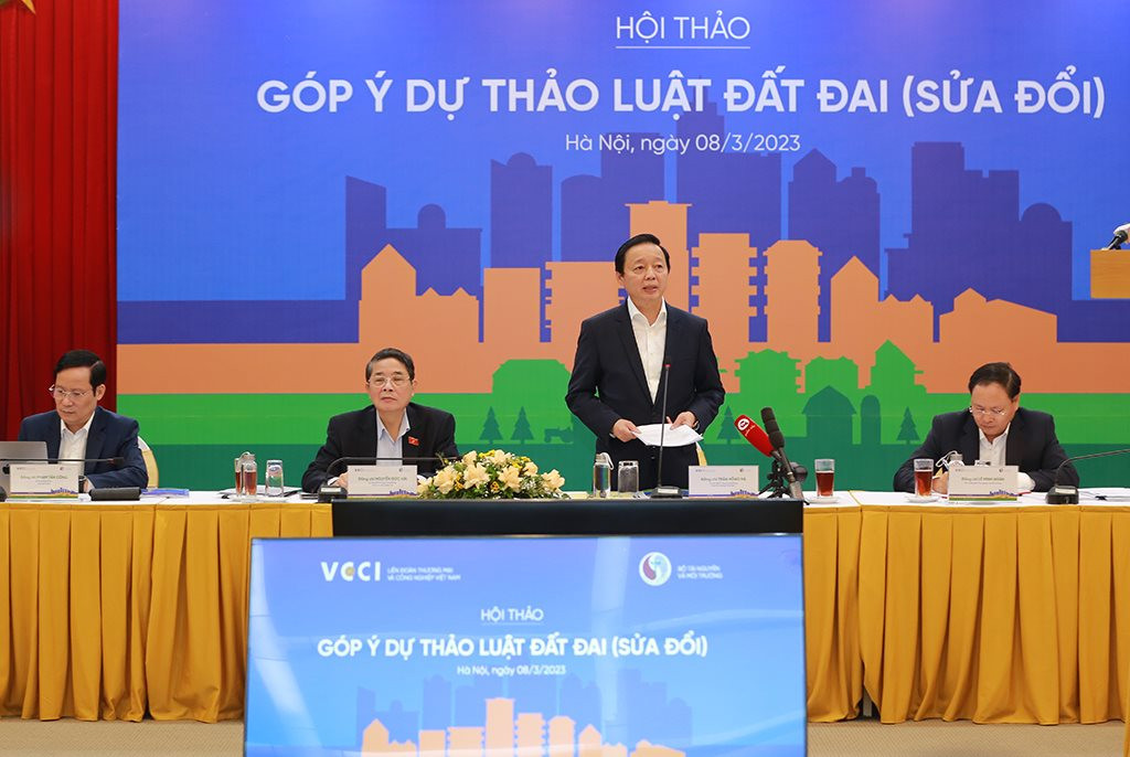 Lãnh đạo Quốc hội, Chính phủ lắng nghe đại diện doanh nghiệp góp ý vào dự thảo Luật Đất đai (sửa đổi)
