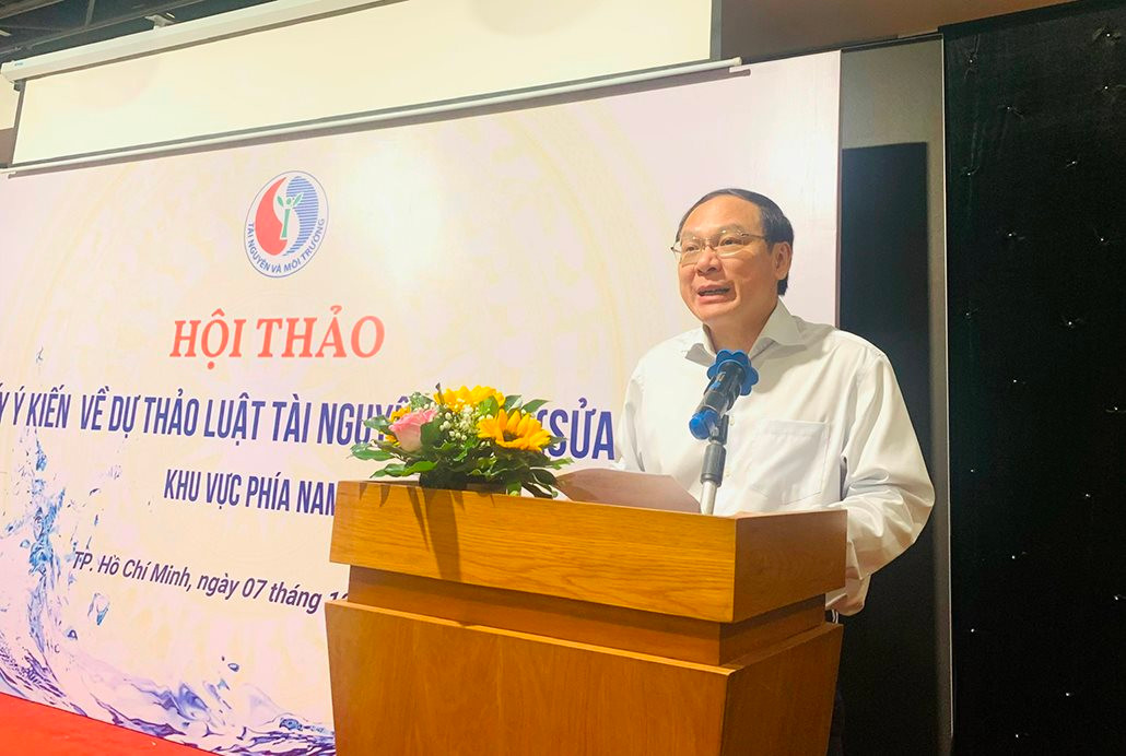 Hội thảo lấy ý kiến về dự thảo Luật Tài nguyên nước (sửa đổi) khu vực phía Nam