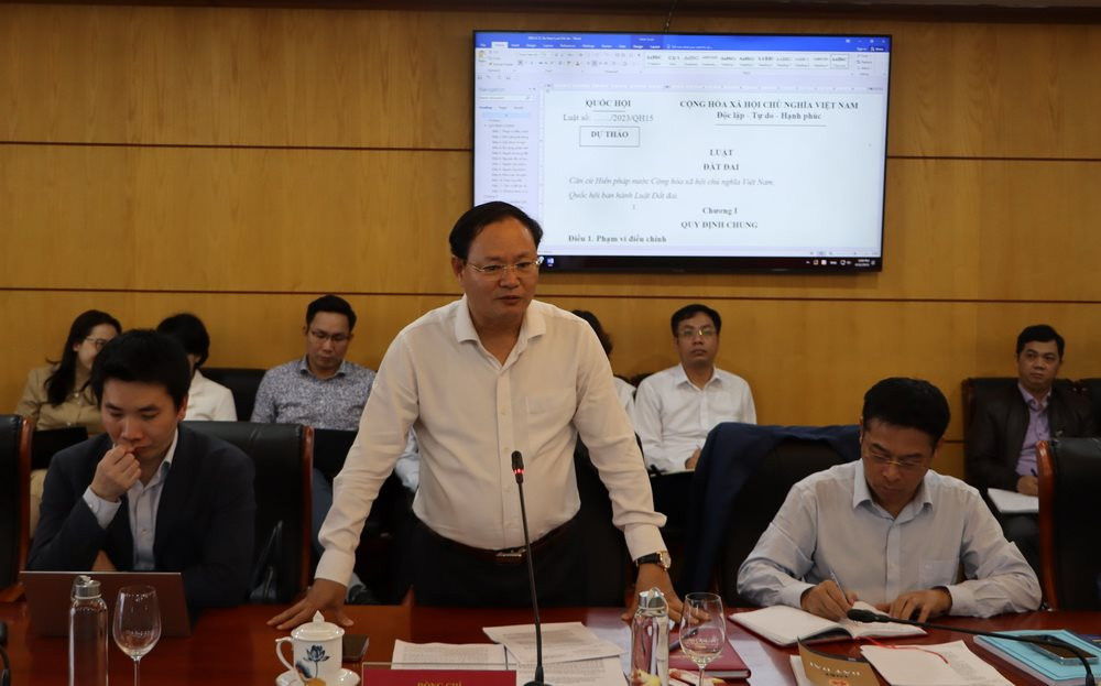 Bộ TN&MT làm việc với Bộ Kế hoạch và Đầu tư về hoàn thiện Luật Đất đai (sửa đổi)