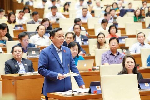 Bộ trưởng Trần Hồng Hà giải trình những vấn đề đại biểu Quốc hội quan tâm