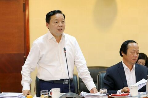Bộ trưởng Trần Hồng Hà chủ trì họp Dự án Luật sửa đổi, bổ sung Luật Bảo vệ môi trường