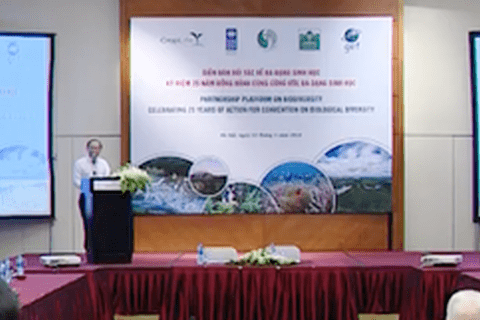 “Diễn đàn Đối tác bảo tồn đa dạng sinh học - Kỷ niệm 25 năm đồng hành cùng Công ước đa dạng sinh học”