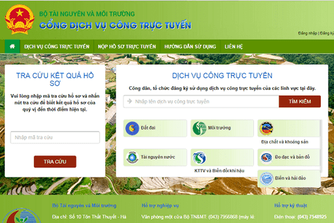 Công bố bổ sung thủ tục hành chính được thay thế trong lĩnh vực đo đạc, bản đồ và thông tin địa lý thuộc phạm vi chức năng quản lý nhà nước của Bộ TN&MT