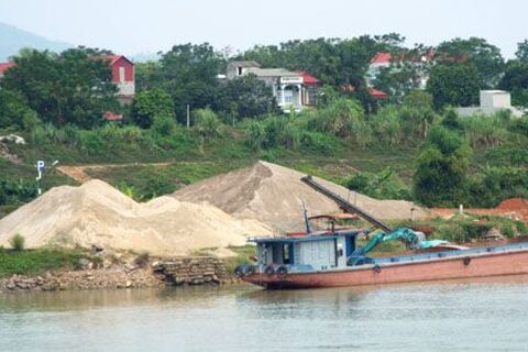 Ngăn chặn hoạt động khai thác cát, sỏi trái phép